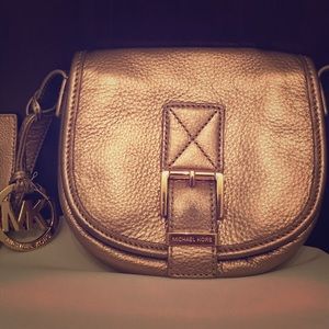 Michael Kors gold crossbody!