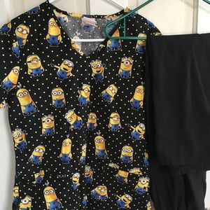 Scrub top and pants