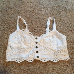 Lacey crop top