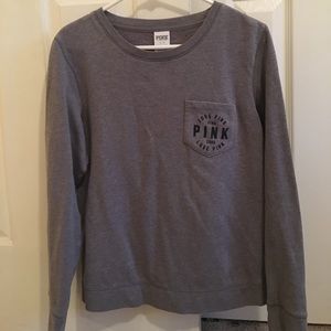 Grey crew neck