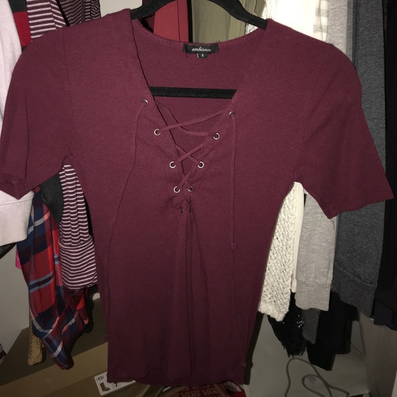 lace up tee - Picture 1 of 1