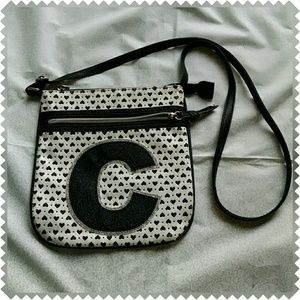 "C" crossbody purse