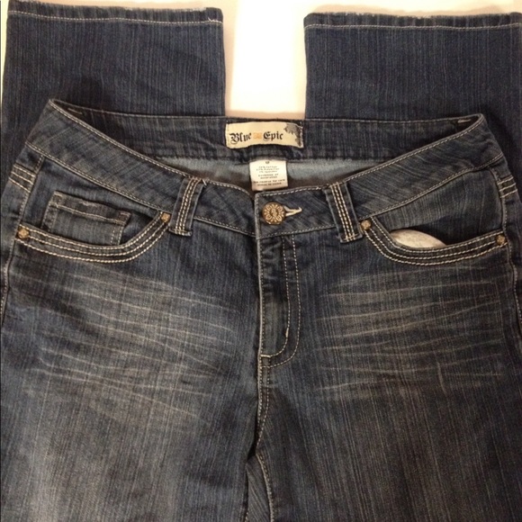 Blue Epic blue jeans size 12 boot cut - Picture 2 of 4