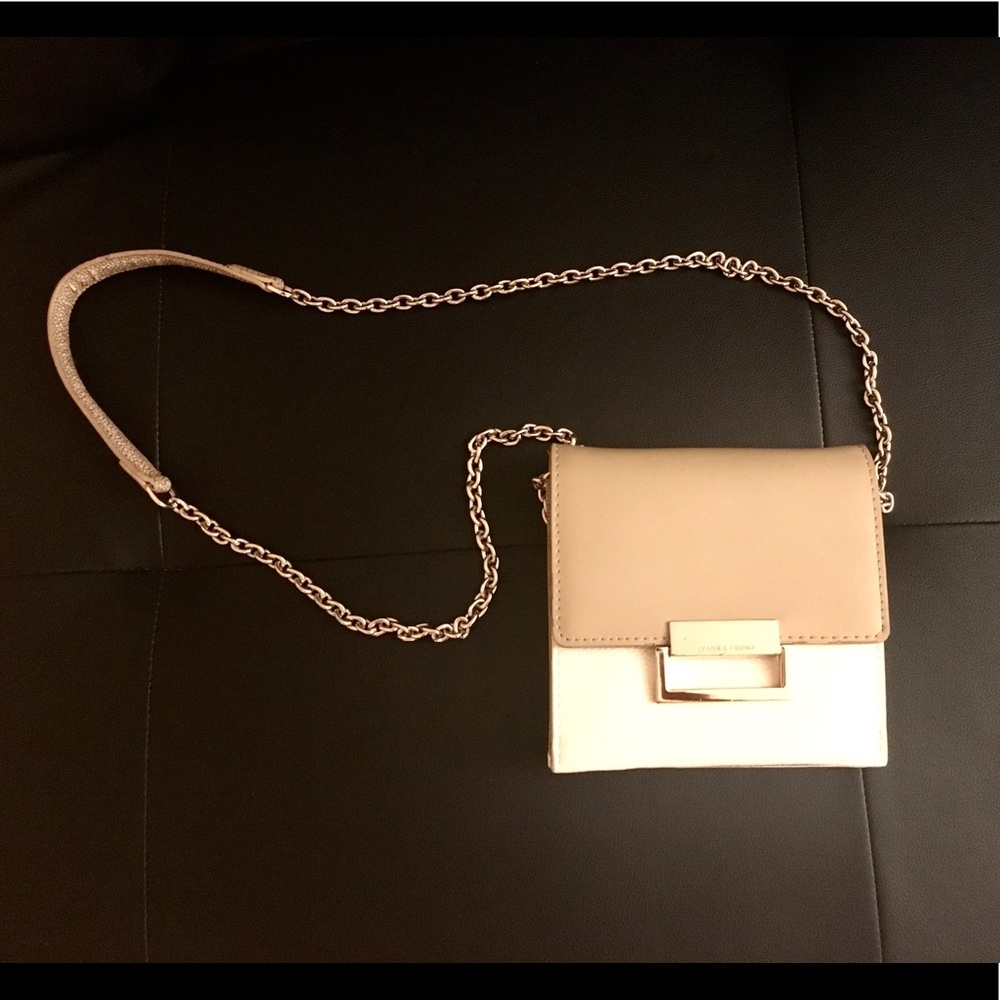 Ivanka Trump Gold and White Crossbody (small)