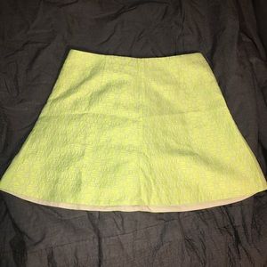 JCrew Neon Geometric Skirt JCrew Neon Geometric Skirt