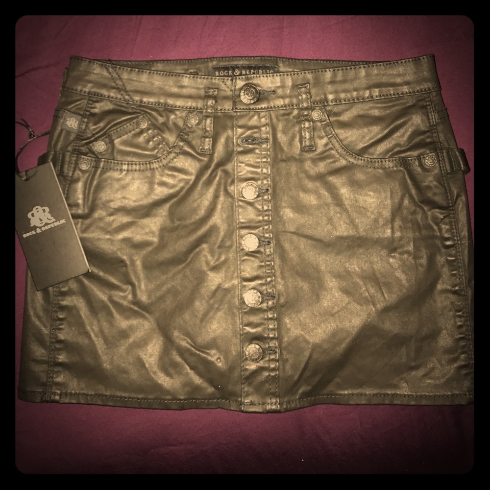 Rock & Republic "skid row" skirt