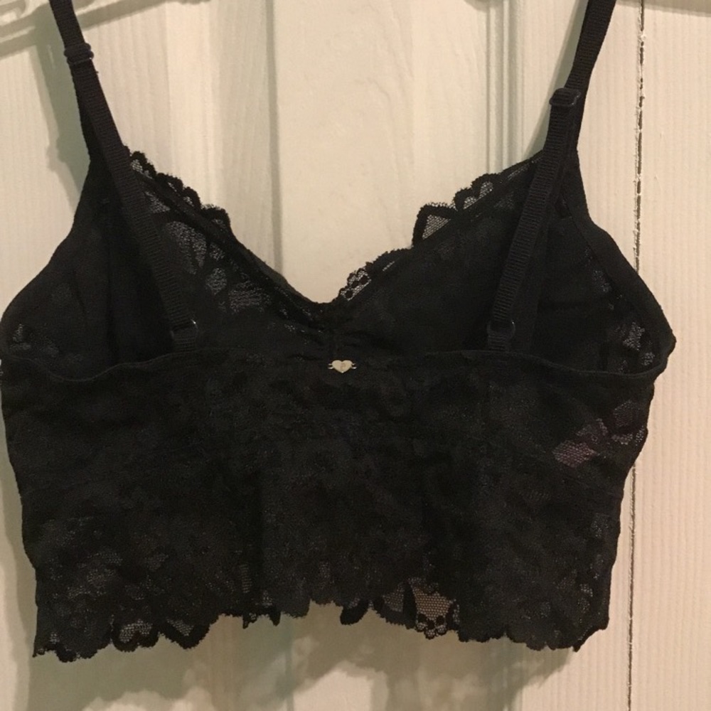 Victoria Secret black lace bralette