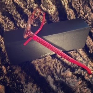 Armani Hot Pink Frames
