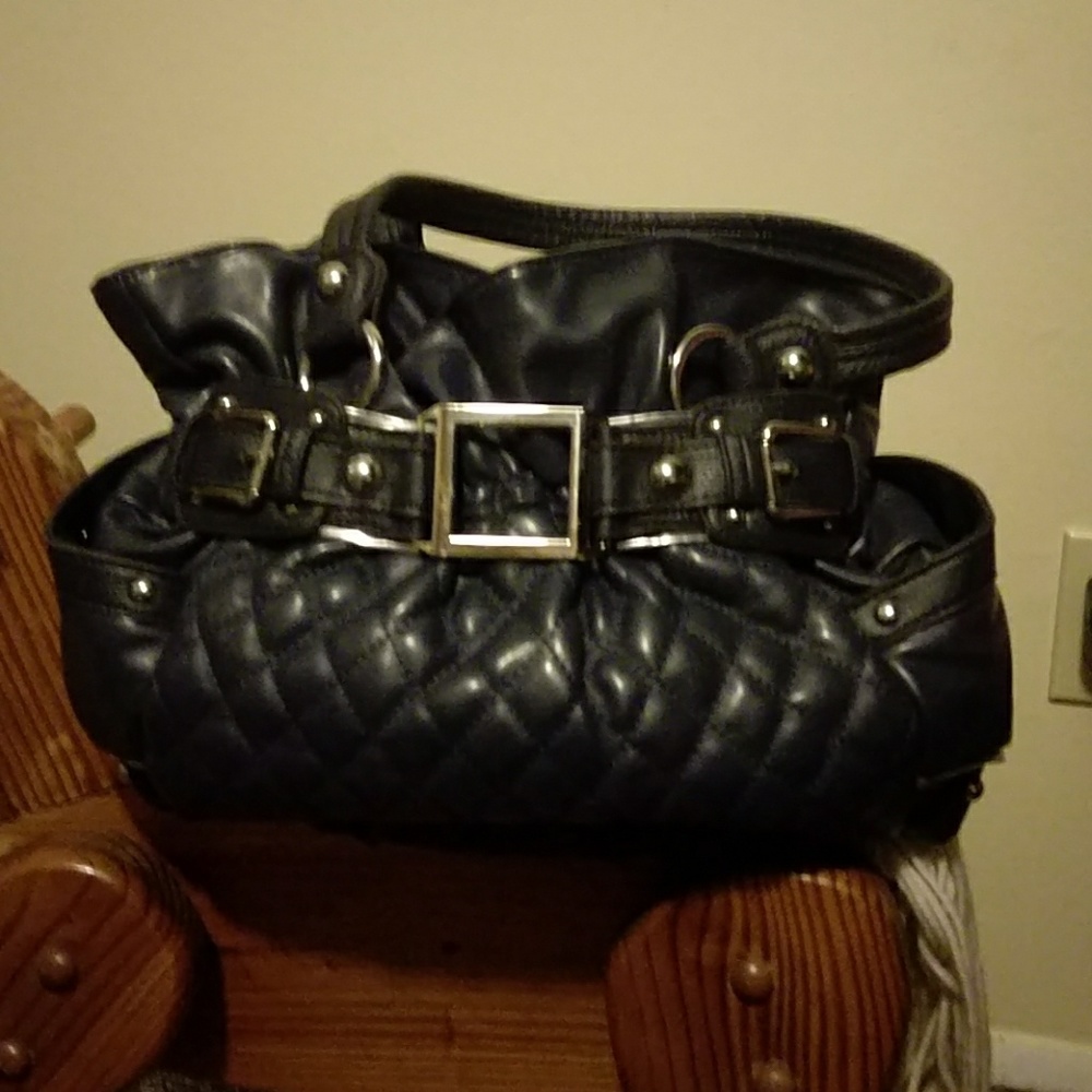 Dark Navy Blue Shoulder Purse