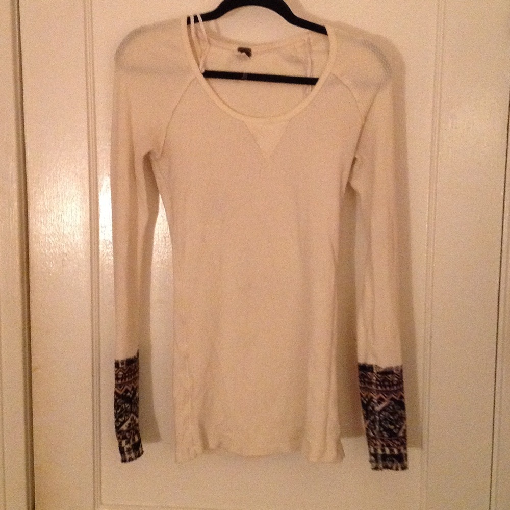 Free people long sleeve Henley