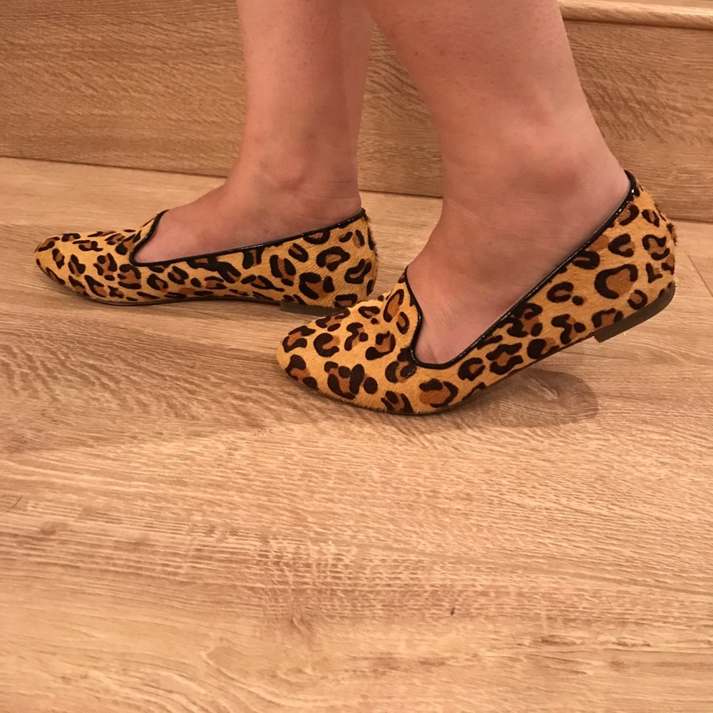 J.Crew Leopard Loafers
