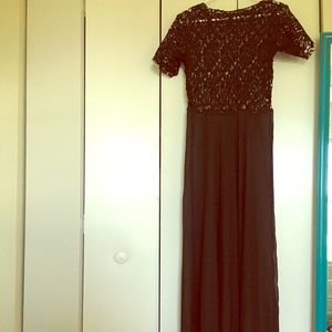 Black long dress size M