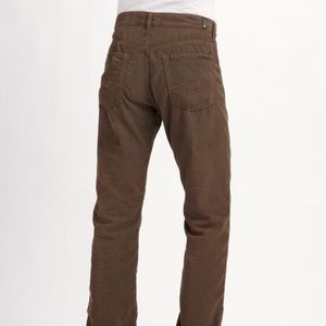 7 for all mankind Relaxed Choco Corduroy Pants 32