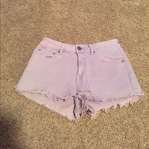 Lilac shorts