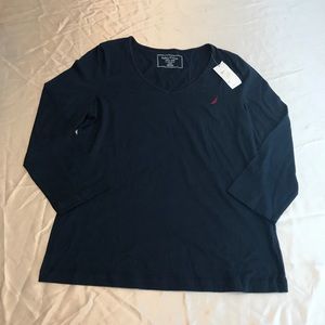 SOLD Nautica 3/4 Sleeve Pajama Top