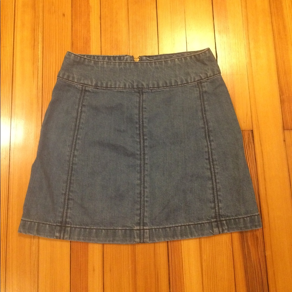 Free People Denim Skirt