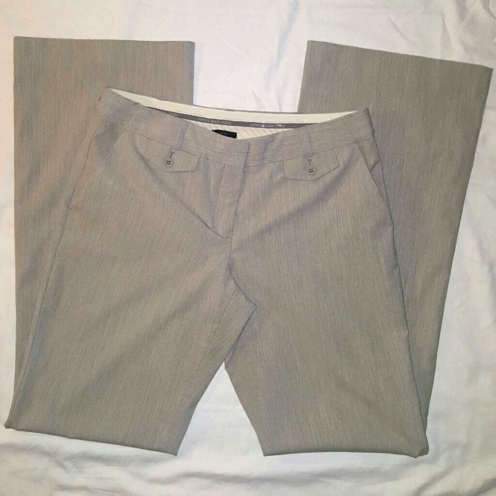 Express "Editor" Flare Dress Pants