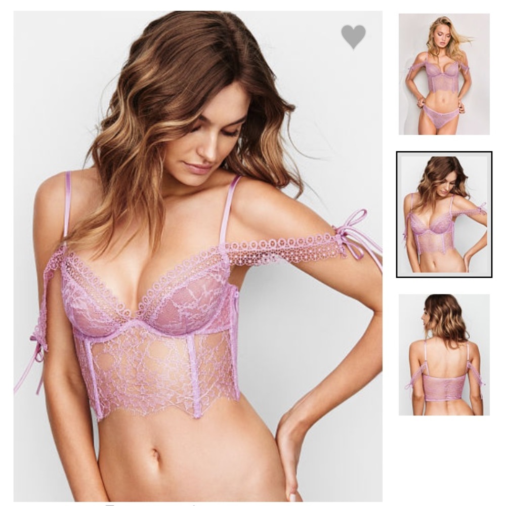 Victoria’s Secret Lace Off The Shoulder Bustier