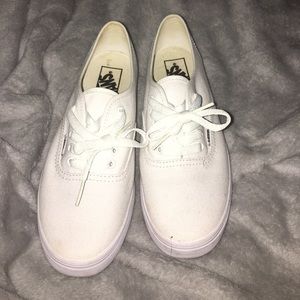 White Lo Pro Vans