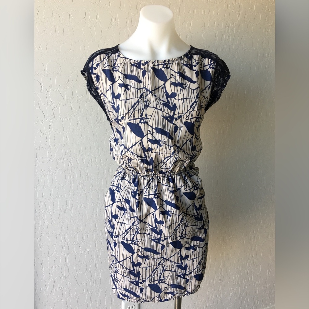 ❤️Sold❤️Aqua and Grey Dress w/ Pockets