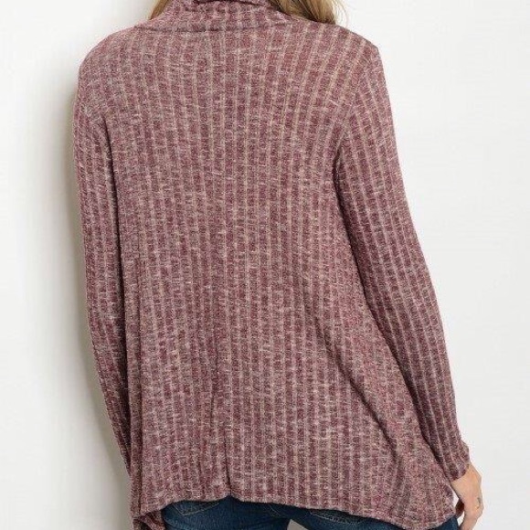 1 LEFT!!  NWT Med Cowl long sleeve sweater top USA - Picture 3 of 5