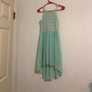 Mint green casual dress