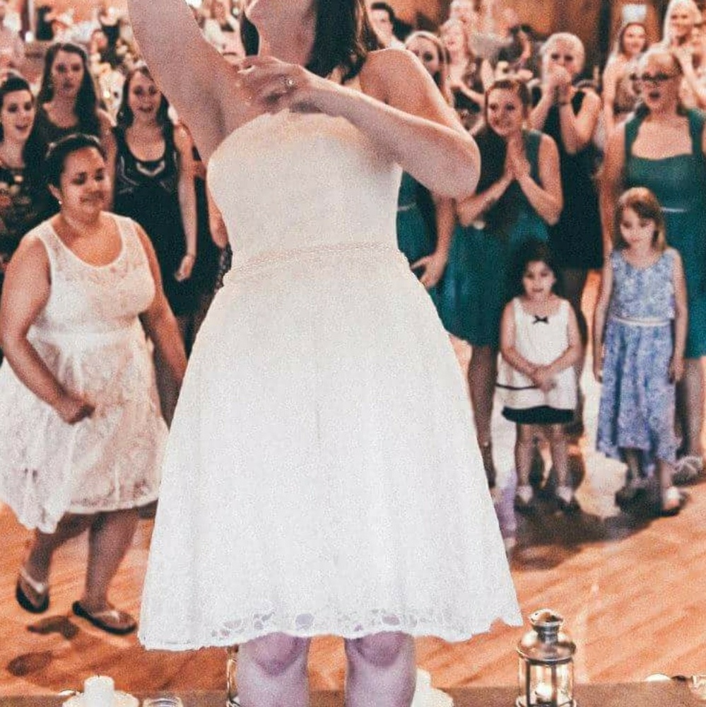 Cute reception dress