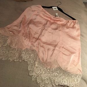 Gorgeous Free People Silk and Lace Bottom Slip (L)