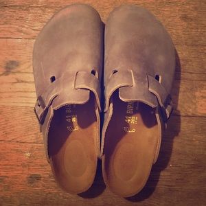 Boston Birkenstock clogs