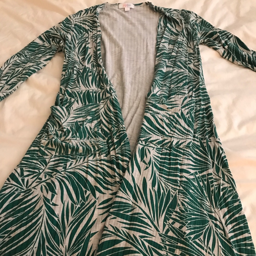 Small stretchy LLR *unicorn* palm leaves Sarah