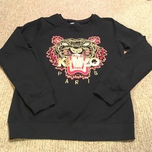 Kenzo women long sleeves sweatshirt black Small
