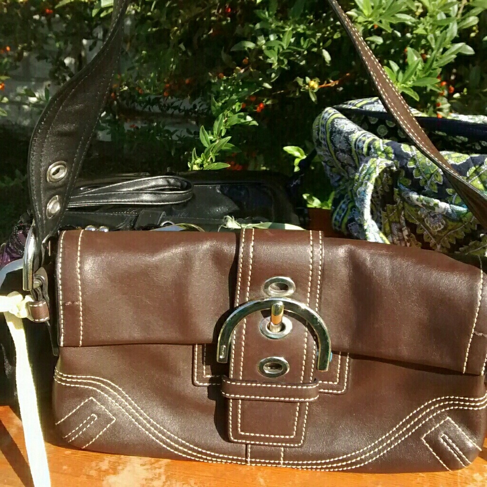 Coach Soho Hampton Buckle Flap Bag