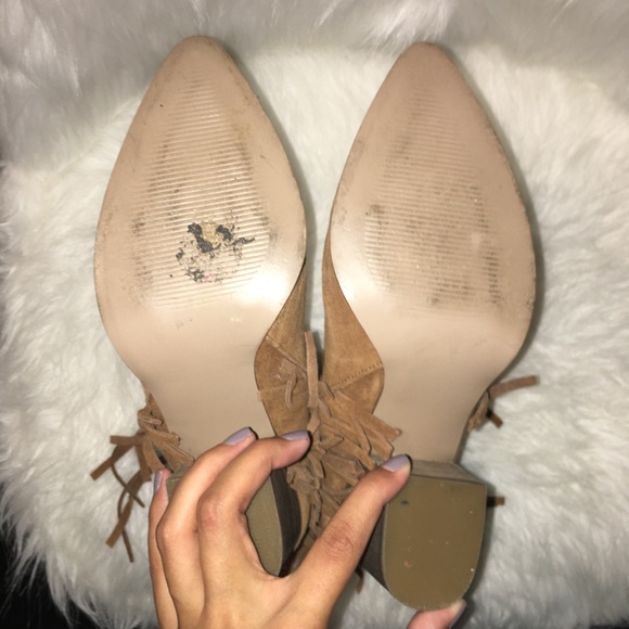 Steve Madden Suede Fringe booties - Picture 6 of 6
