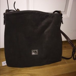 Dooney & Bourke brown suede satchel Dooney & Bourke brown suede satchel