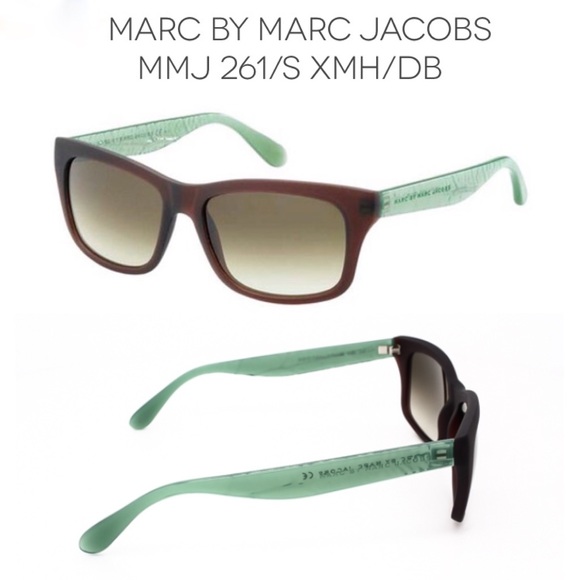 Marc By Marc Jacobs Accessories - Marc by Marc Jacobs 261/S Green & Brown Sunglasses