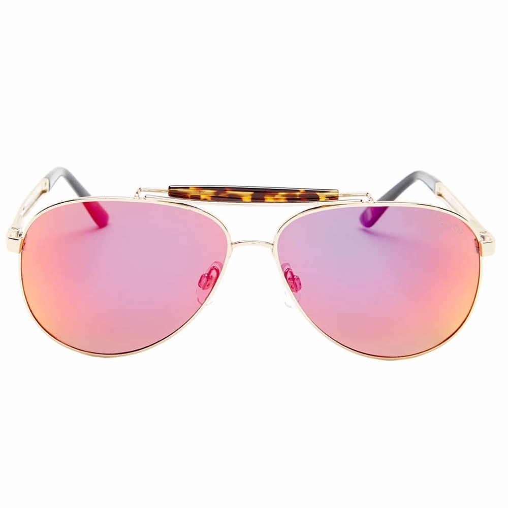 Pink Lens Aviator 😎 Sunglasses 😎 w/ Pouch
