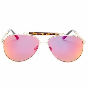 Pink Lens Aviator 😎 Sunglasses 😎 w/ Pouch