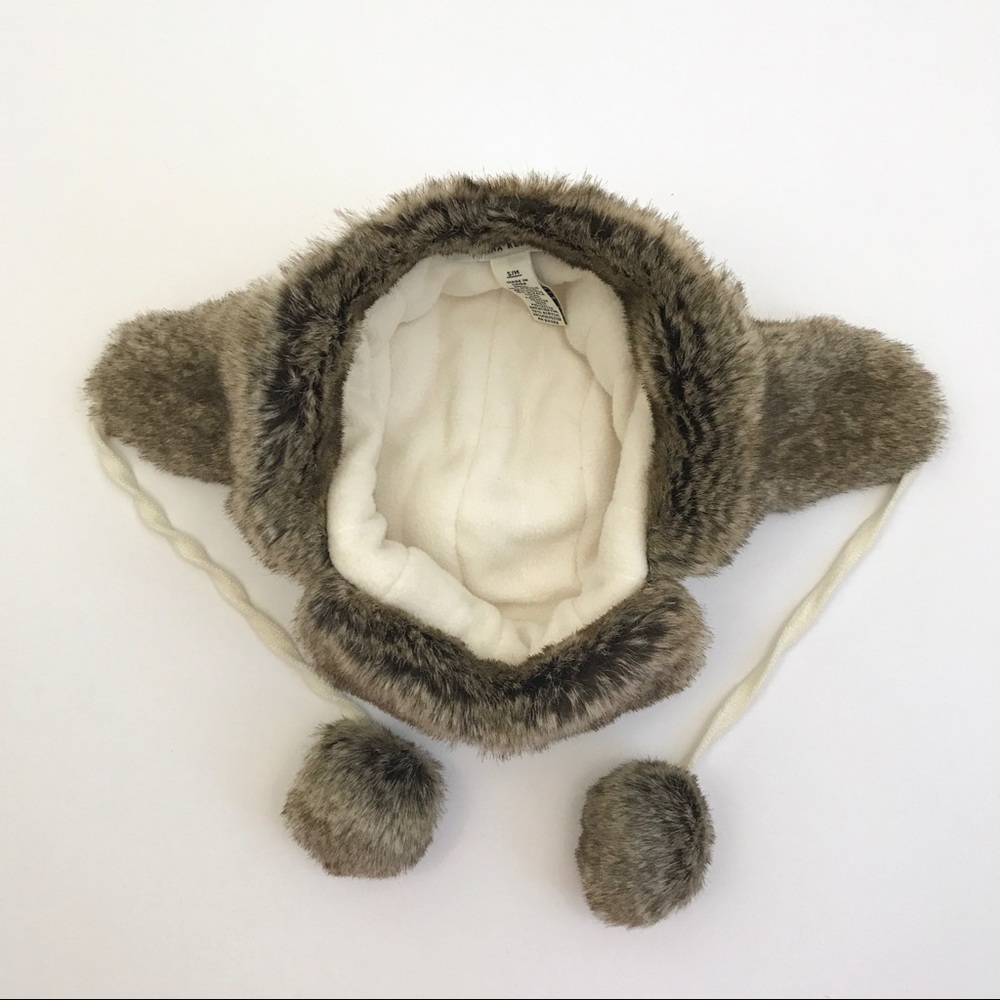 Ivory Knit & Faux Fur Trapper Hat - Picture 6 of 7