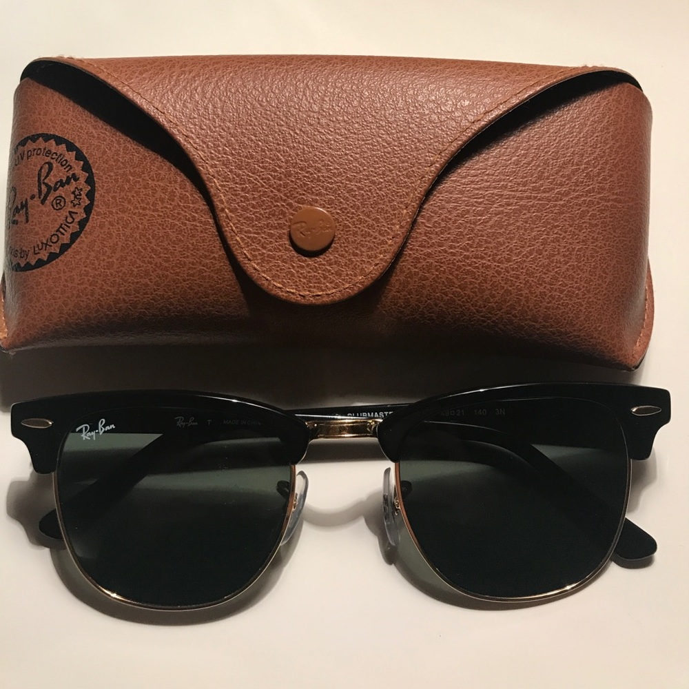 RAY BAN CLASSIC CLUBMASTER SUNGLASSES