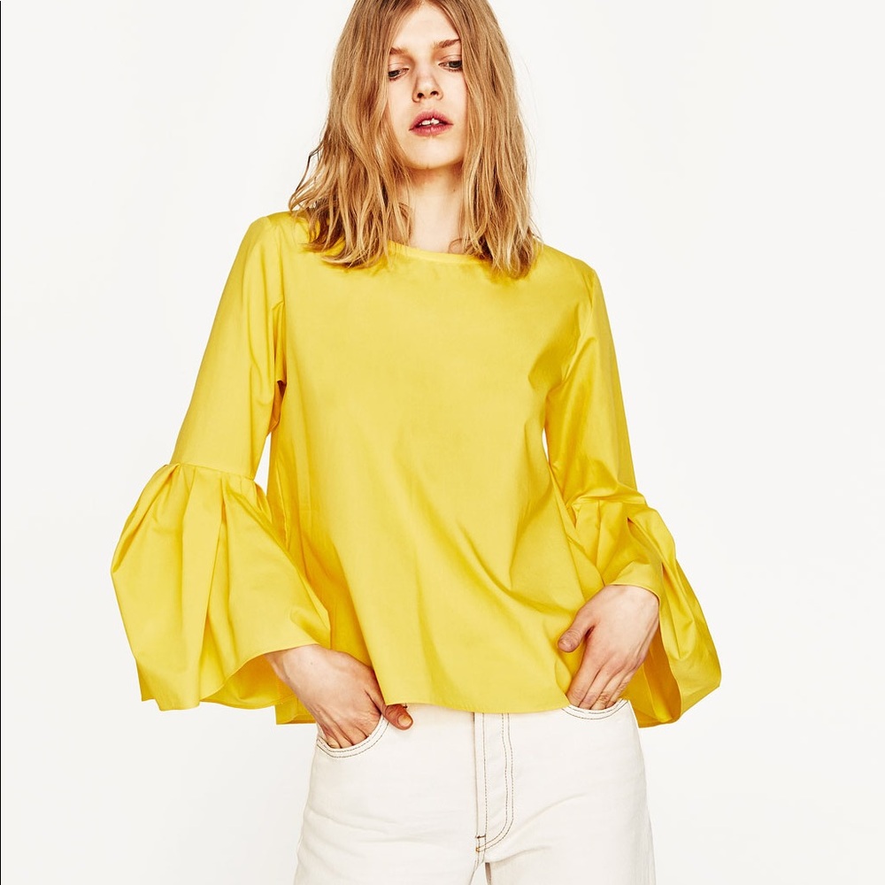 Poplin Bell Sleeve