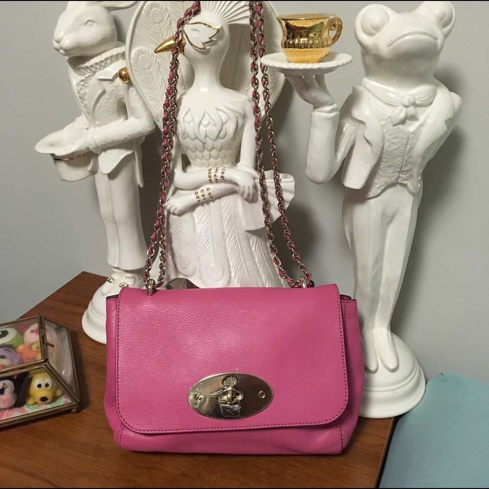 Mulberry Pink leather Crossbody bag