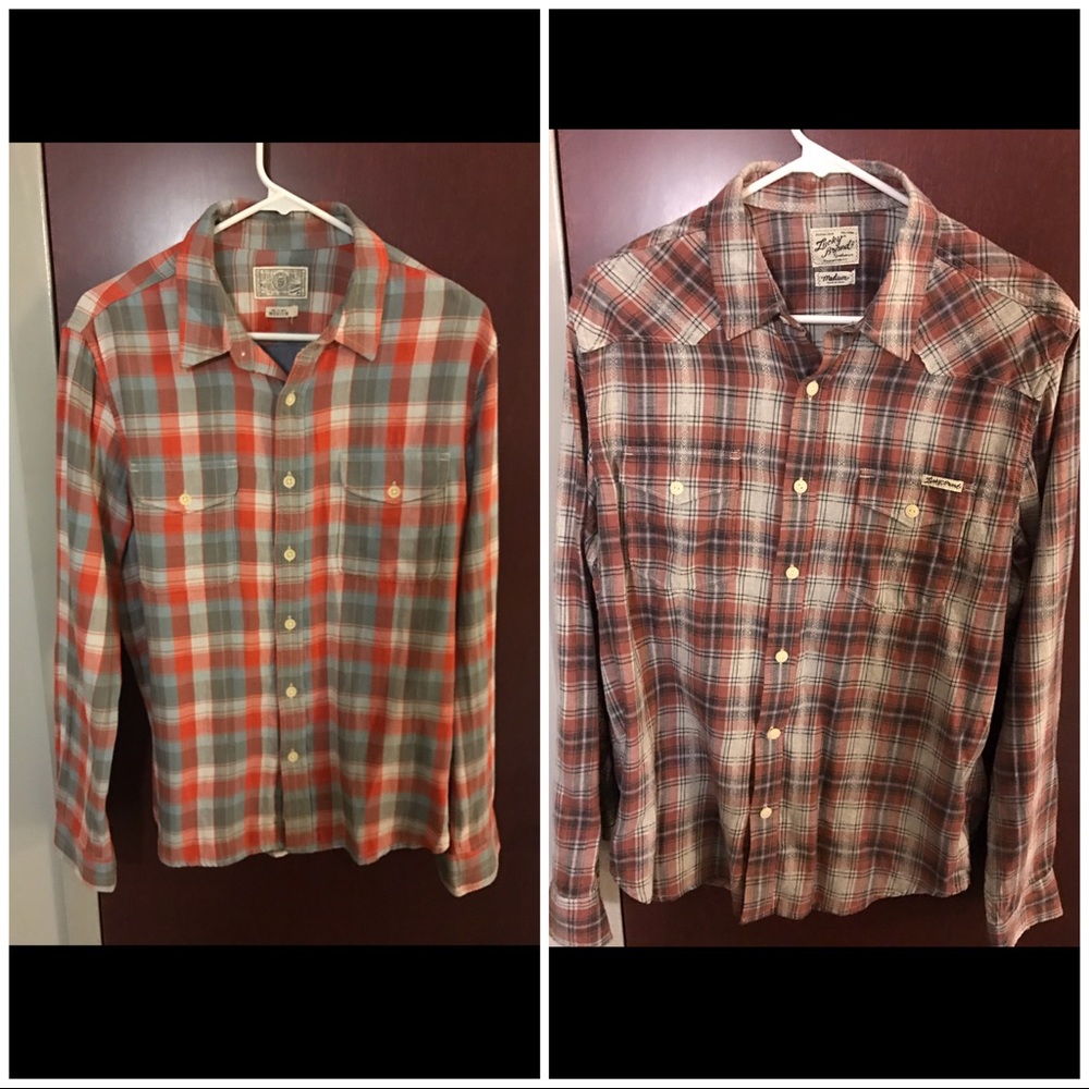 lucky brand flannels. NEVER WORN!