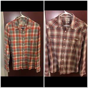 lucky brand flannels. NEVER WORN!