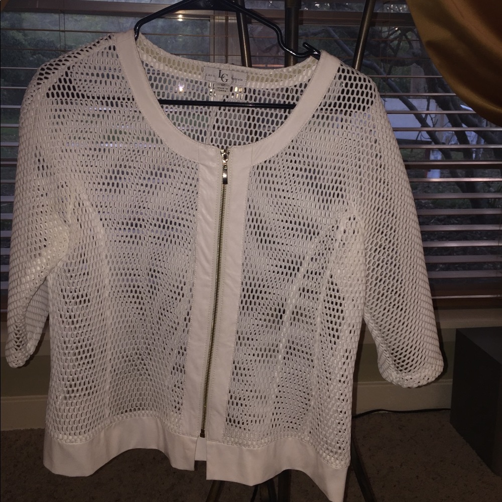 Mesh jacket and shirt