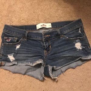 Hollister jean shorts
