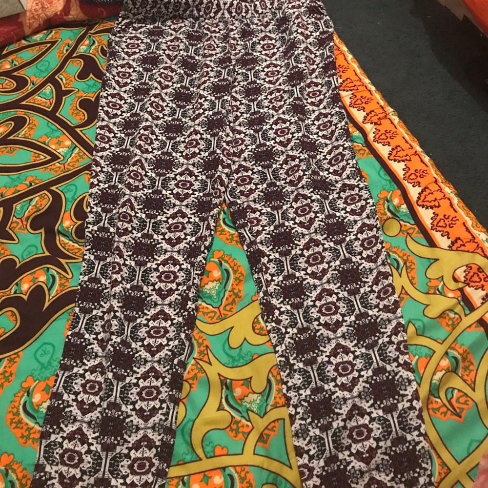 H&M printed harem pants