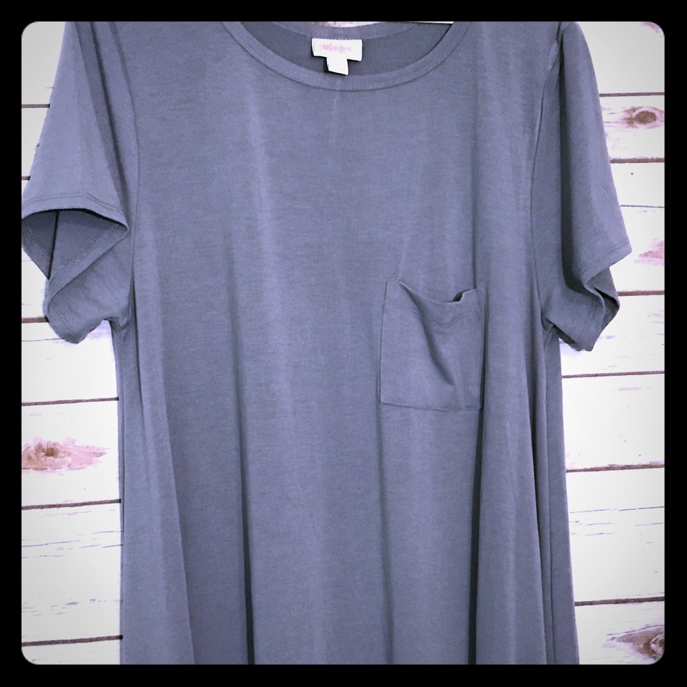 Charcoal gray large Lularoe Carly