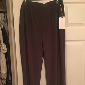 Leith soft pleat trousers