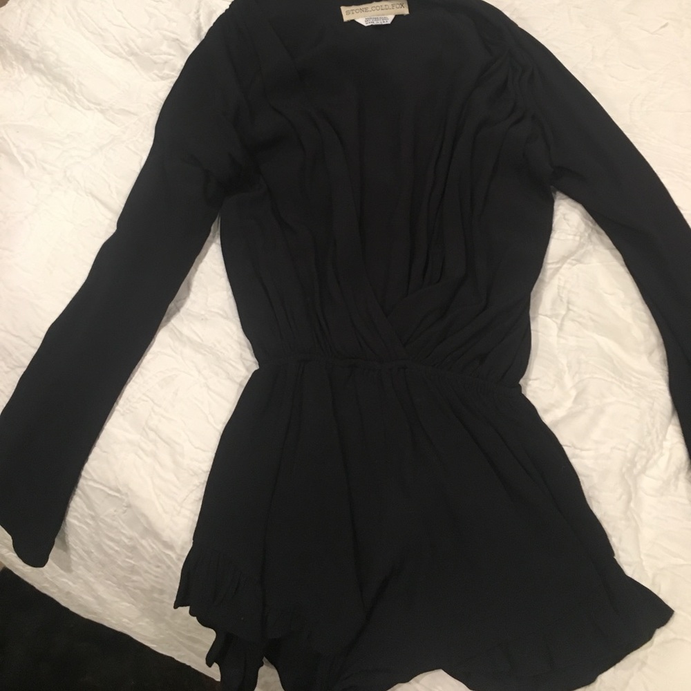 Stone cold fox black romper