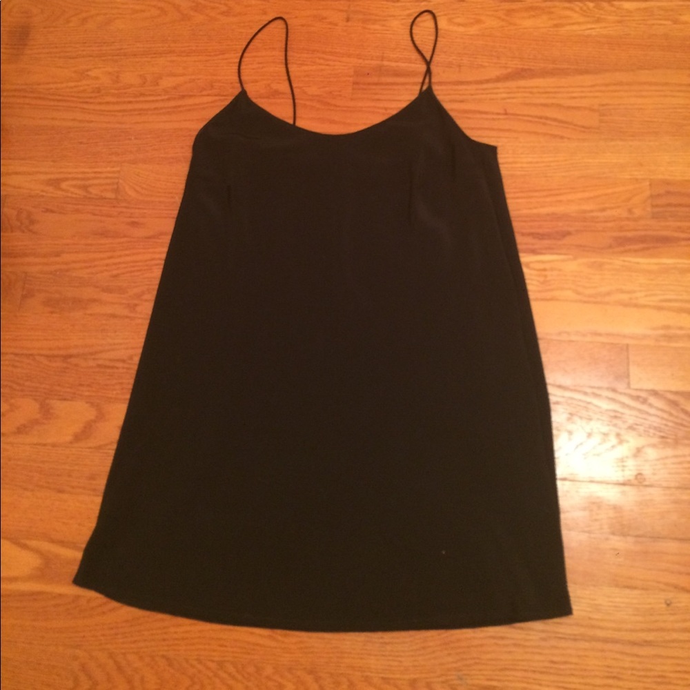A short black simple dress